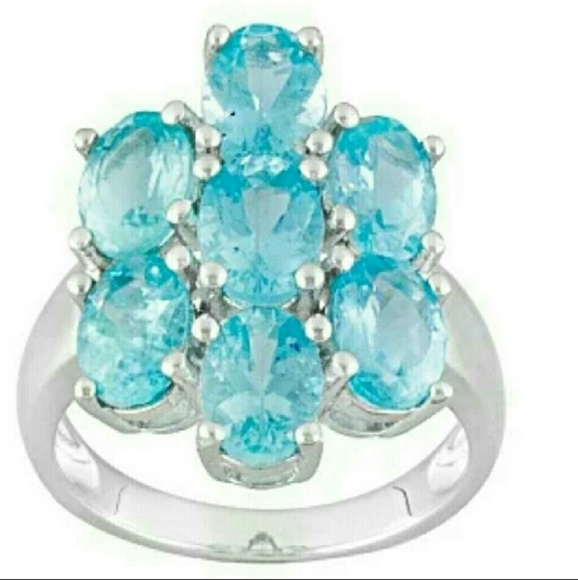 💃PARAIBA APATITE RING - Picture 2 of 8